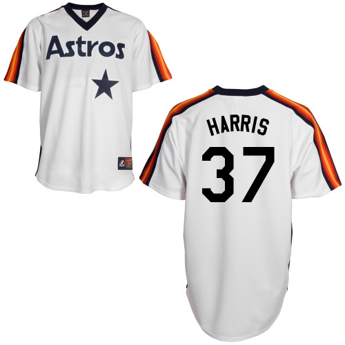 Will Harris #37 mlb Jersey-Houston Astros Women's Authentic Home Alumni Association Baseball Jersey